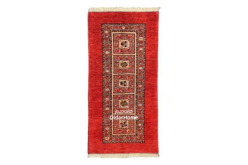 [14011122] کناره دستباف قشقایی طرح خشتی