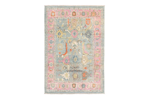 [52061103] فرش دستباف سلطان آباد طرح افشان شش متری