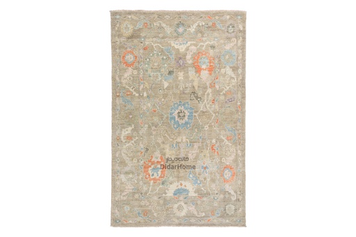 [72051048] فرش دستباف سلطان آباد طرح افشان شش متری