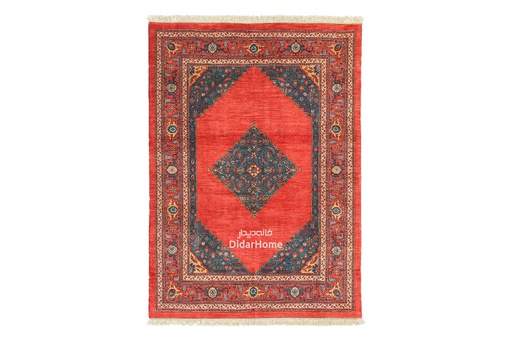 [11046681] فرش دستباف بیجار طرح ترنجی چهار متری