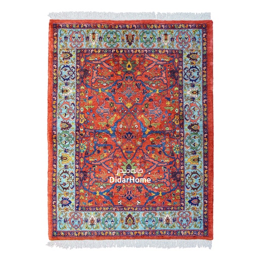 [12030310] فرش دستباف گروس طرح افشان سه متری