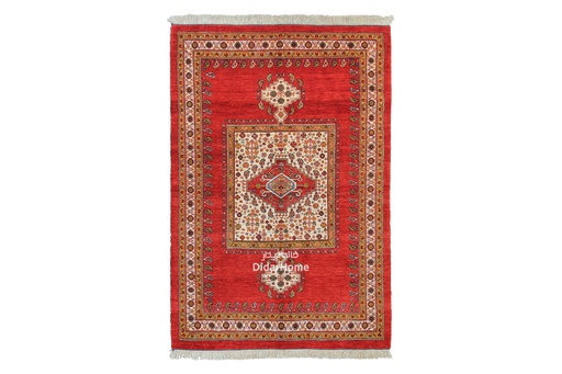 [11031924] فرش دستباف قشقایی طرح ترنجی سه متری