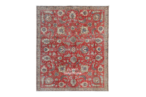 [12065810] فرش دستباف مدرن تبریز طرح افشان شش متری