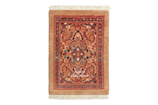 [62011378] فرش دستباف لیلیان طرح ترنجی ذرع و نیم