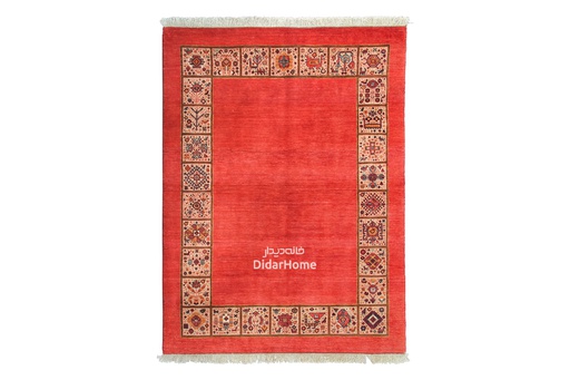 [13020629] فرش دستباف قشقایی طرح کفساده سه متری