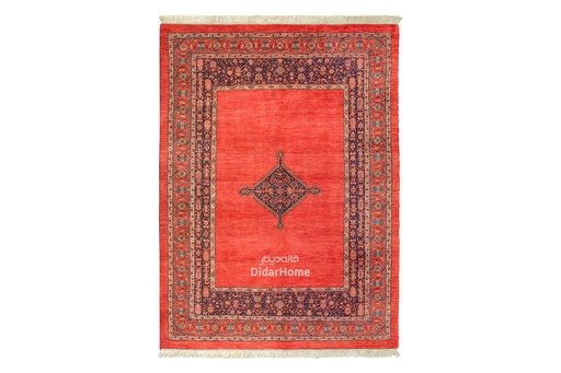 [11046698] فرش دستباف قشقایی طرح ترنجی چهار متری