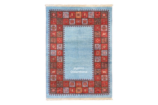 [53056772] فرش دستباف قشقایی طرح کفساده شش متری