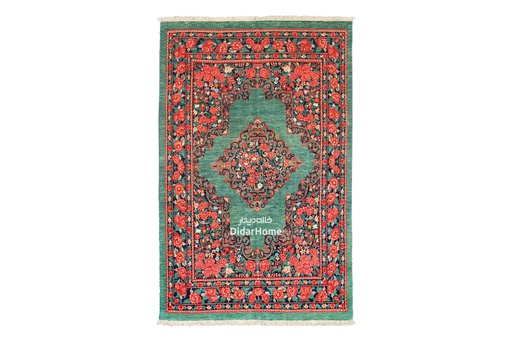 [417556] فرش دستباف بیجار طرح ترنجی شش متری