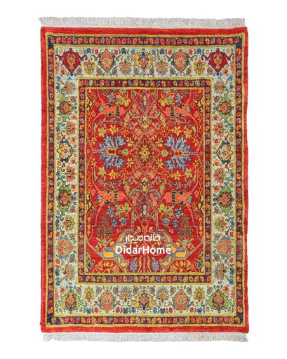 [12012092] فرش دستباف گروس طرح افشان ذرع و نیم