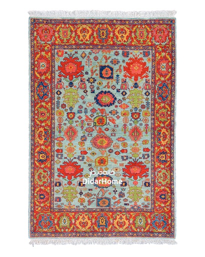 [52020134] فرش دستباف گروس طرح افشان سه متری