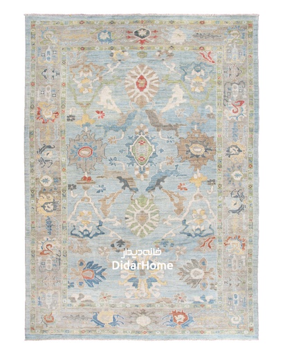 [52101210] فرش دستباف سلطان آباد طرح افشان دوازده متری