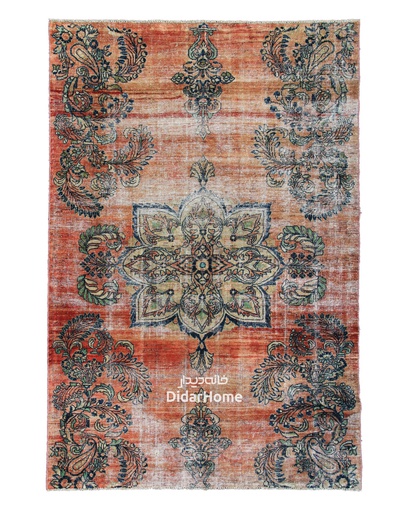 [11046593] فرش دستباف مدرن لیلیان طرح ترنجی چهار متری