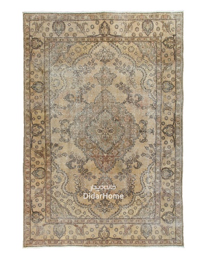 [61056378] فرش دستباف مدرن تبریز طرح ترنجی شش متری