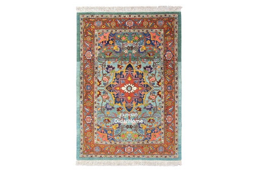 [51022059] فرش دستباف هریس طرح ترنجی سه متری