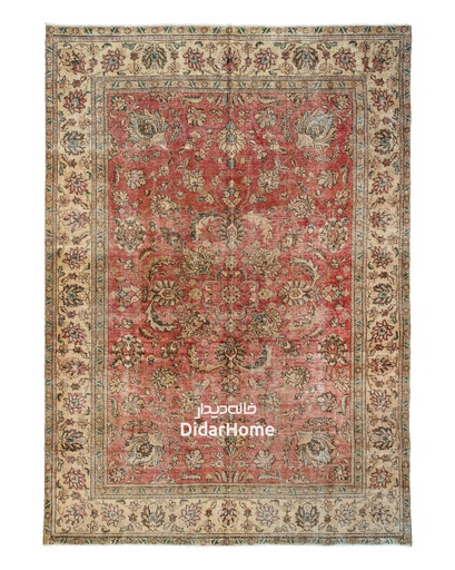 [12076497] فرش دستباف مدرن تبریز طرح افشان نه متری