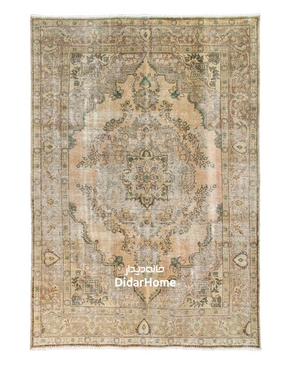 [61051302] فرش دستباف مدرن تبریز طرح ترنجی شش متری