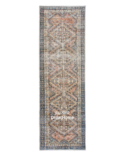 [61021220] کناره دستباف مدرن هریس طرح ترنجی