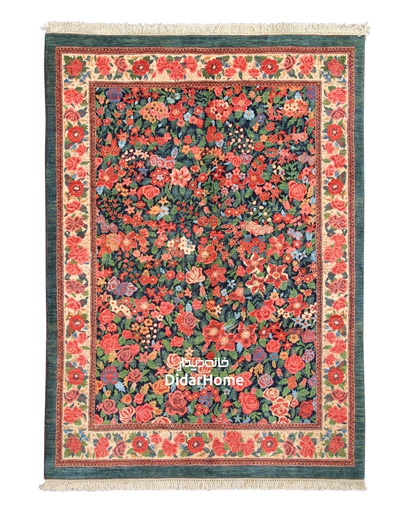 [42036928] فرش دستباف بیجار طرح هزارگل سه متری