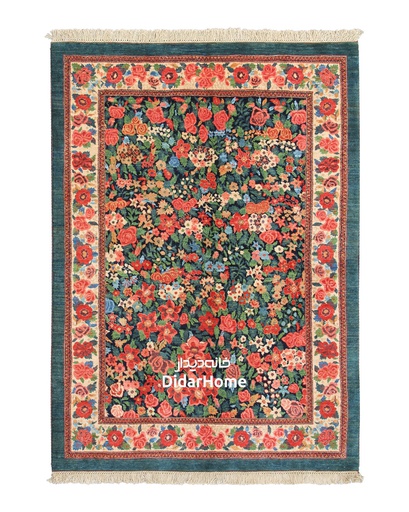 [42036927] فرش دستباف بیجار طرح هزارگل سه متری