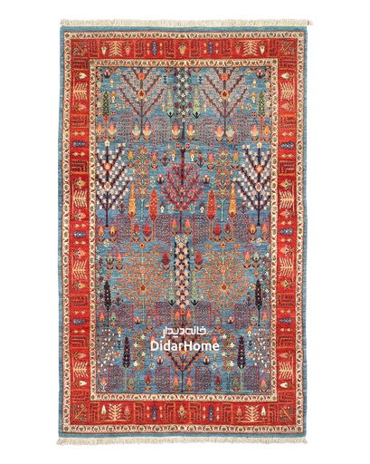 [52050329] فرش دستباف بیجار طرح افشان شش متری