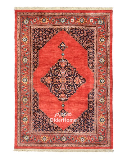 [11066913] فرش دستباف بیجار طرح ترنجی شش متری