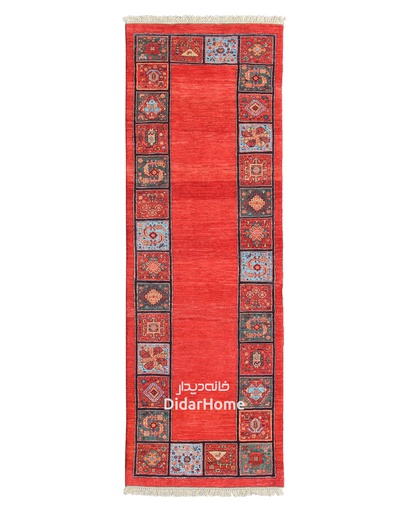 [13026876] کناره دستباف قشقایی طرح کفساده