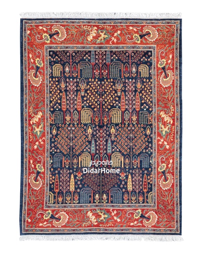 [92032513] فرش دستباف گروس طرح افشان چهار متری