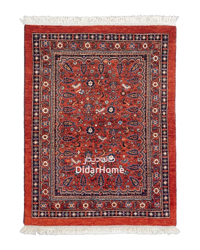 [12011486] فرش دستباف قشقایی طرح افشان ذرع و نیم