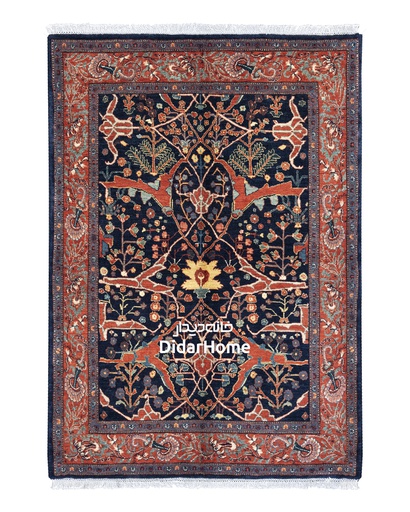 [92023064] فرش دستباف گروس طرح افشان سه متری