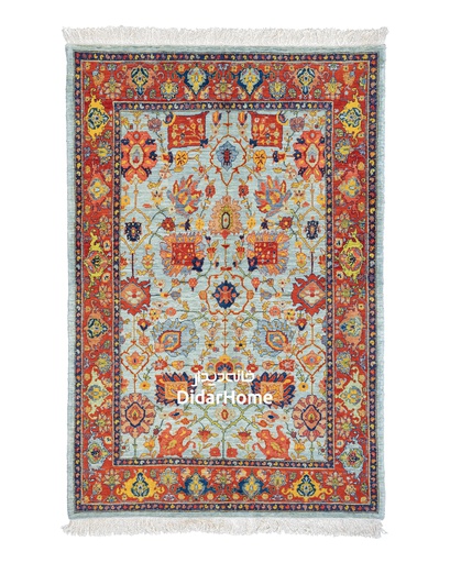 [52033012] فرش دستباف گروس طرح افشان چهار متری