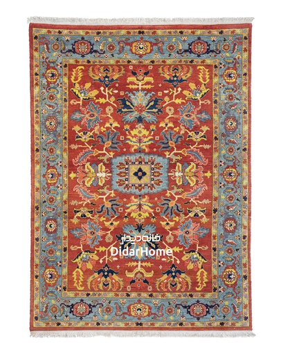 [12043007] فرش دستباف هریس طرح افشان چهار متری