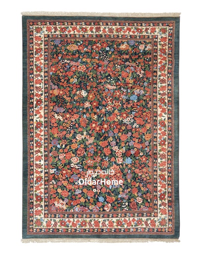 [42066979] فرش دستباف بیجار طرح هزارگل شش متری