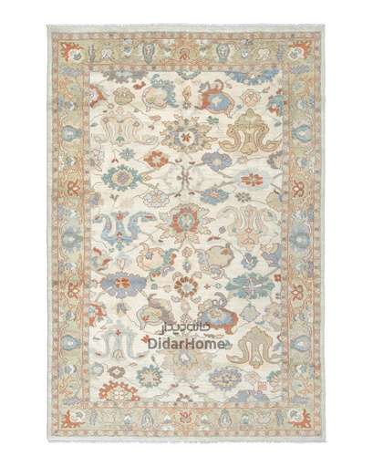 [62061601] فرش دستباف سلطان آباد طرح افشان شش متری