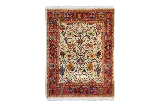 [62020130] فرش دستباف گروس طرح افشان سه متری