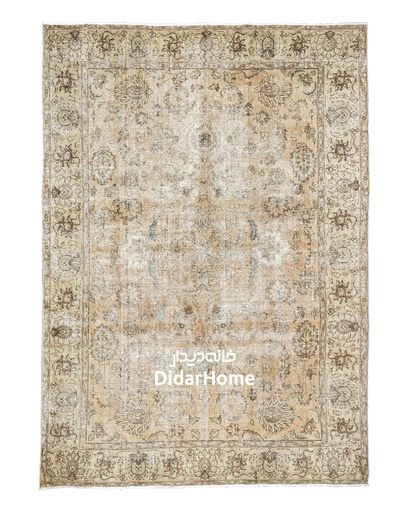 [62090034] فرش دستباف مدرن تبریز طرح افشان نه متری