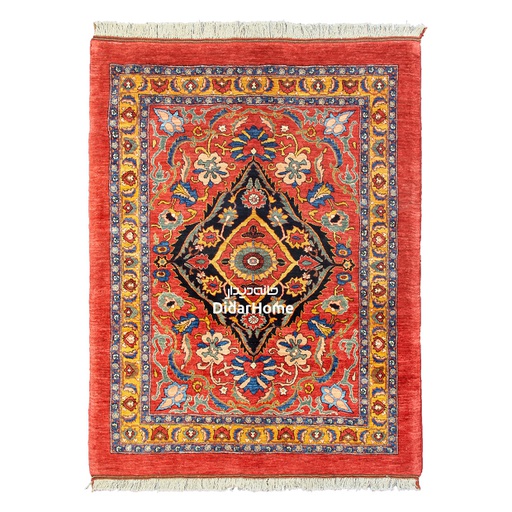 [11029157] فرش دستباف قشقایی طرح ترنجی سه متری