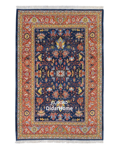 [92062104] فرش دستباف هریس طرح افشان شش متری