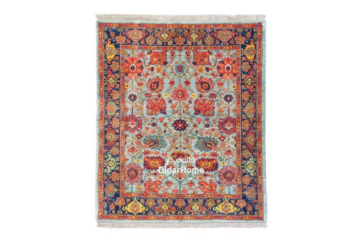 [52020108] فرش دستباف گروس طرح افشان سه متری