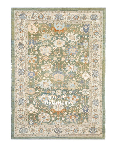 [42061634] فرش دستباف سلطان آباد طرح افشان شش متری