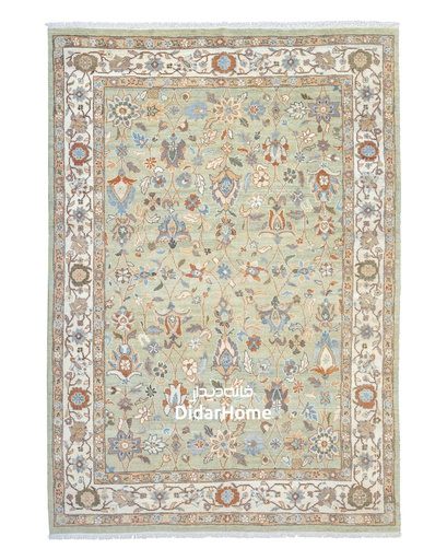 [42061631] فرش دستباف سلطان آباد طرح افشان شش متری