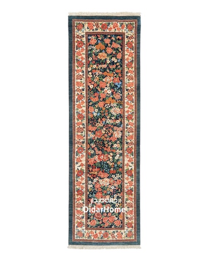 [42027160] کناره دستباف بیجار طرح هزارگل