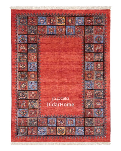 [13057004] فرش دستباف قشقایی طرح کفساده شش متری