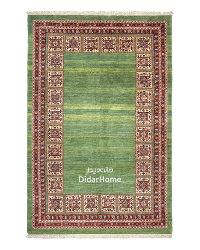 [43062116] فرش دستباف قشقایی طرح کفساده شش متری