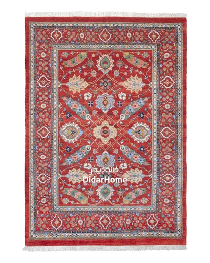 [12062132] فرش دستباف قشقایی طرح افشان شش متری