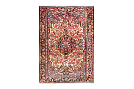 [61021380] فرش دستباف آنتیک همدان طرح ترنجی سه متری