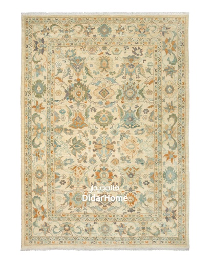 [62091712] فرش دستباف سلطان آباد طرح افشان نه متری