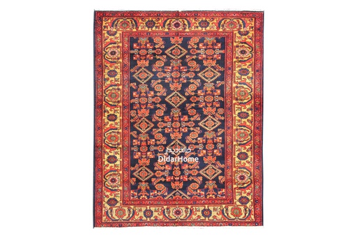 [92031227] فرش دستباف آنتیک ملایر طرح افشان سه متری